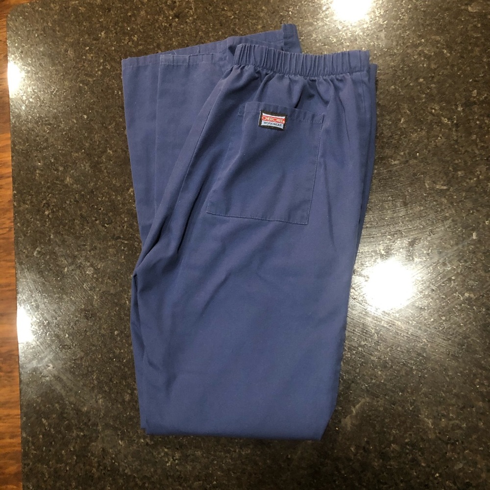Cherokee workwear navy scrub pants